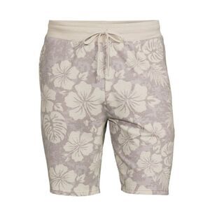 Men's Lounge Shorts in Neutral Palm  Print